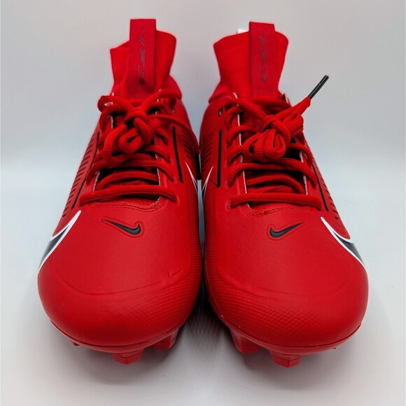Nike Vapor Edge Pro 360 2 Football Cleats Mens Size 13 University Red DA5456-600 - Picture 3 of 6